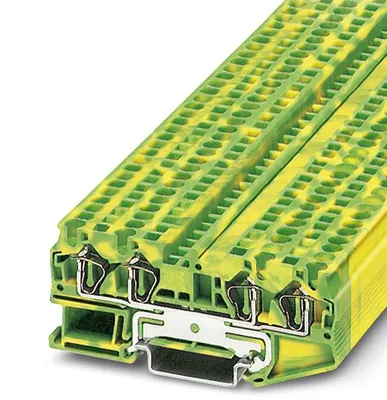 Produktbild von PHOENIX CONTACT ST 4-QUATTRO-PE - Durchgangsreihenklemme ST 4-QUATTRO-PE Grün-Gelb Inhalt: 50 St. (3