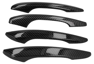 Image de Cache-poignée de porte de voiture style fibre de carbone de rechange pour Mazda 3 Hatchback BP 2019-2020