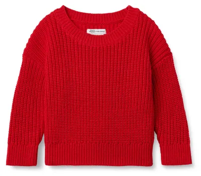 Obrázek produktu pro A. Essentials x Sofia Grainge: Pletený svetr pro děti unisex, volného střihu, vyrobený z bavlny