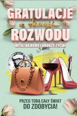 Productafbeelding van Karnet Rozwód Damski z zawieszką - YEKU