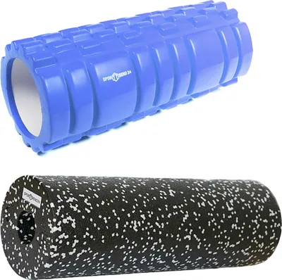 Produktbild von Faszienrolle mit Noppen Blau + Faszienrolle 45 x 15cm