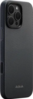 Produktbild von Pitaka Summa Schutzhülle, Schwarz/Grau - für iPhone 16 Pro Max