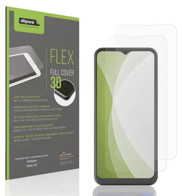 Image de 2x Full Cover mat Film pour Hotwav Note 15 Film de protection ecrán