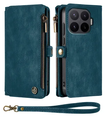 Produktbild von Handy Hülle für Xiaomi 17T Pro Geldbeutel Geldbörse RFID Schutz Klapphülle Cover Schutzhülle Wallet Farbe: Petrol