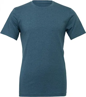 Produktbild von Canvas 3001CVC | Herren  Heather CVC Short Sleeve Tee - Farbe: Heather Deep Teal - Größe: XL