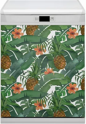 Produktbild von Magnete  Küche Magnetmatte Magnet für Spülmaschine Abwaschbar Nachbildung 60x80 cm  - Tropenananas