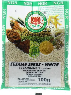 Produktbild von NGR Sesamsamen Weiß 100g / Sesam / White Sesame Seeds