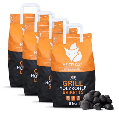 Produktbild von Heizfuxx Grillbriketts 5kg x 4 Sack 20kg