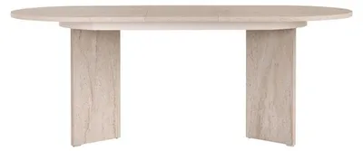 Image de CALICOSY - Table à manger extensible ovale de 160 à 200 cm - LOU
