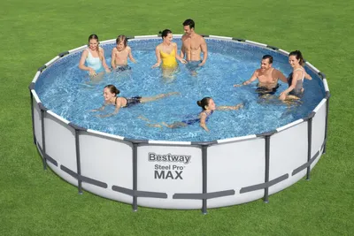 Image de Bestway Steel Pro Max Set Indoor Pool Round - Ø 549 x 122 cm