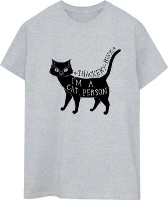 Produktbild von Disney - "Hocus Pocus A Cat Person" T-Shirt für Damen BI20202 (3XL) (Grau)