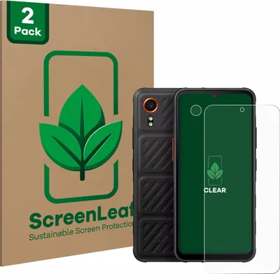 Produktbild von 2x ScreenLeaf Schutzfolie für Samsung Galaxy XCover 7 (Display+Kamera) nachhaltiger Displayschutz Display Schutz Folie Klar Transparent
