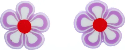 Produktbild von Lila Blume Ohrstecker Miniblings Stecker Ohrringe Blümchen Blumen Violett blumig