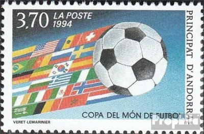 Produktbild von Briefmarken Andorra - Französische Post 1994 Mi 467 (kompl.Ausg.) postfrisch Fußball