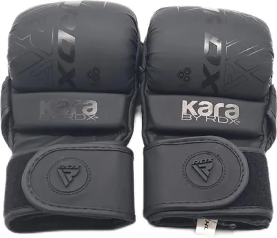 Image de RDX MMA Gants pour arts martiaux Grappling Training, Maya Hide cuir Kara Sparring Gants, Gants de punching pour Muay Thai, Kickboxing, Freefight, Boxsack Gloves (MULTICOMMUNICATION)