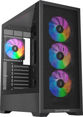 Produktbild von Core 100 ARGB (schwarz, Tempered Glass)
