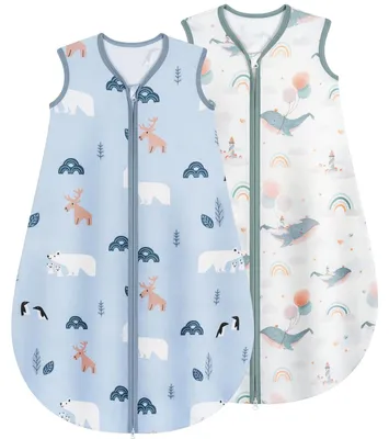 Produktbild von Solidchoice – Baby-Schlafsack aus 100% Baumwolle – Leichter Sommerschlafsack für Babys