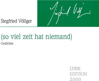 Produktbild von (so viel zeit hat niemand)