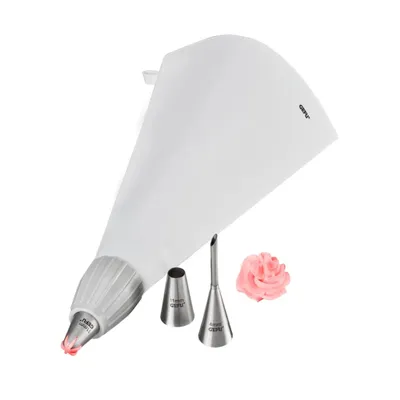 Obrázok produktu pre GEFU 14330, Bavlna, Plast, Nerezová oceľ, Nerezová oceľ, Biela, 203 mm, 390 mm