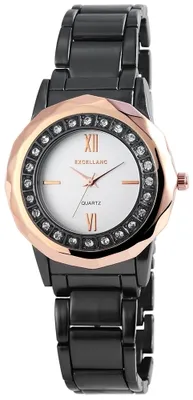 Produktbild von Excellanc Damenuhr mit Metallarmband