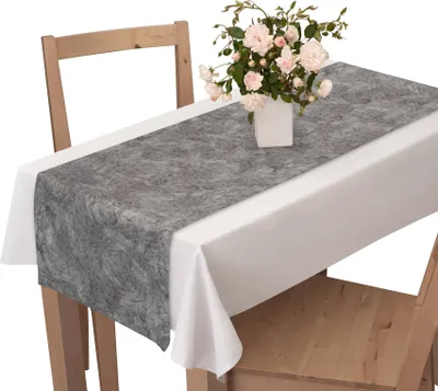 Produktbild von Tischläufer, Maße: 40x110 cm, Farbe: Graphit