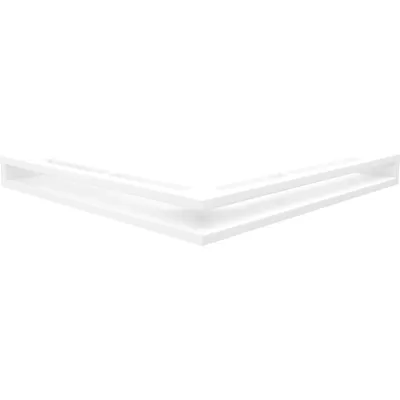 Obrázok produktu pre Rohová vetracia mriežka LUFT 56x56x6 biela