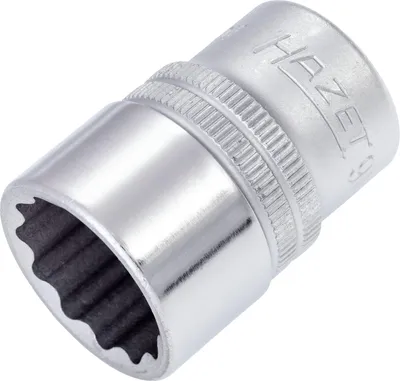 Obrázek produktu pro Hazet nástavec do nástrčného klíče (dvojitý šestihranný) 900Z-19 – dutý čtverec 12,5 mm (1/2 palce) | 900Z-19