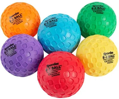 Image de Spordas Ballset - E-Z Balls Set avec 6 couleurs pour enfants