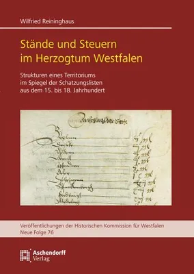 Immagine prodotto di Stände und Steuern im Herzogtum Westfalen