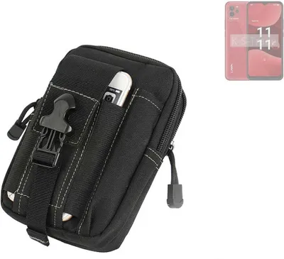 Produktbild von K-S-Trade Gürtel Tasche kompatibel mit Lava Blaze NXT Gürteltasche Holster Schutz Hülle Handy Hülle Smartphone outdoor Handy-Hülle schwarz