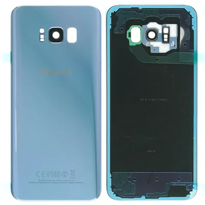 Produktbild von Samsung Galaxy S8 Plus (SM-G955F) Backcover + Kameraglas + Kleber, Blau