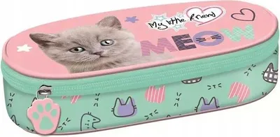 Produktbild von Piórnik saszetka usztywniona Fluffy Kitty