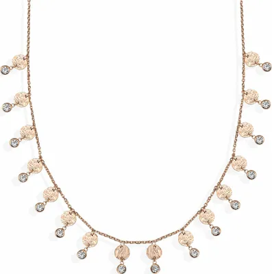 Produktbild von Dkeniz Anhänger mit Kette 925/- Sterling Silber 42 cm + 3cm Rosé Zirkonia weiß 145250051