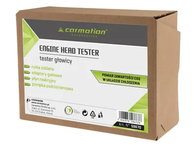 Produktbild von CO2-Dichtheitsprüfgerät für Zylinderkopfdichtungen + 500 ml Reaktionsflüssigkeit + Pumpe zum Ansaugen des Gases aus dem Kühlsystem + Leckagemessschlauch