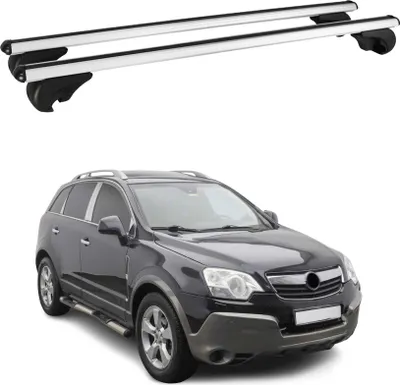 Produktbild von Dachträger Grundtäger für Opel Antara 2006-2015 75kg Alu Silber 2 tlg