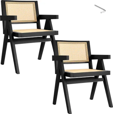 Obrázek produktu pro tectake® Lissy křeslo v boho stylu 59 x 56,5 x 82,5 cm, nosnost 120 kg