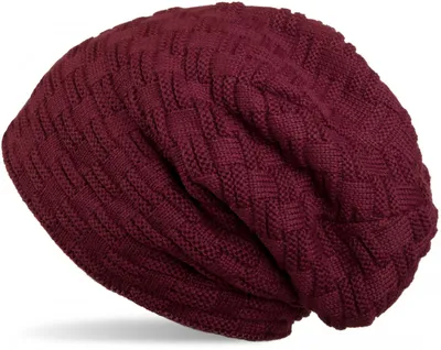 Produktbild von styleBREAKER warme Feinstrick Beanie Mütze mit Flecht Muster und sehr weichem Fleece Innenfutter, Uni 04024058