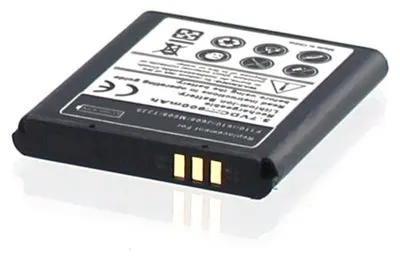 Produktbild von Akku für Samsung AB483640BECSTD Li-Ion 3,7 Volt 700 mAh schwarz.