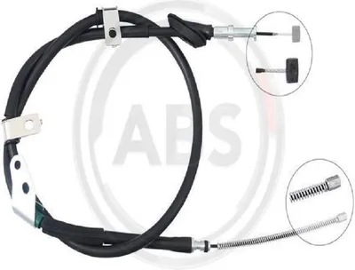 Produktbild von A.B.S. Handbremsseil Seilzug Feststellbremse für SUBARU IMPREZA Stufenheck (GD) Hinten Rechts K17581
