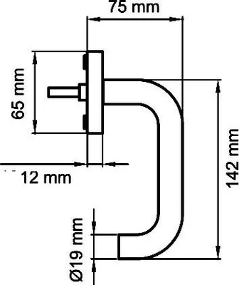 Produktbild von Karcher EF274 71 - Fenstergriff Kreta