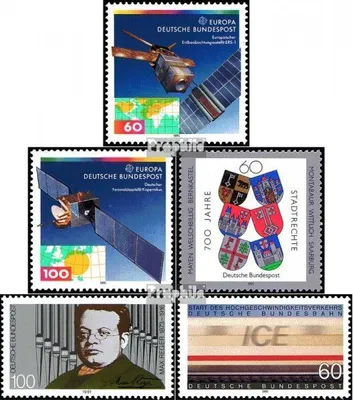 Produktbild von Briefmarken BRD (BR.Deutschland) 1991 Mi 1526-1527,1528,1529,1530 (kompl.Ausg.) gestempelt Europa
