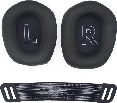 Image de INF Coussinets d'oreille et oreiller pour arceau pour Logitech G733 Le noir