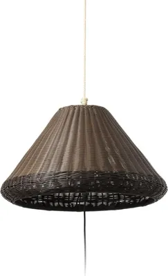 Produktbild von SAIGON Tragbare Lampe und Hängelampe grau/braun W70 71584-07