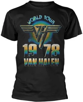 Produktbild von Van Halen Uni T-shirt: World Tour 78., XXXX-Large, Black