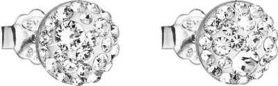 Produktbild von Earrings with clear crystals 31136.1