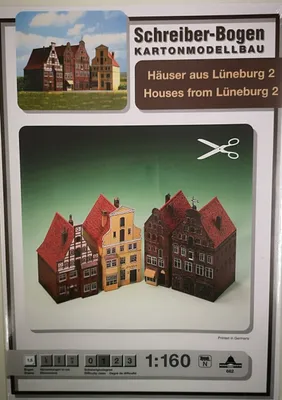 Produktbild von Schreiber-Bogen Kartonmodellbau Häuser aus Lüneburg 2 N