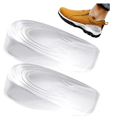 Produktbild von Höhenerhöhung Einlegesohlen aus Silikon - Fersenkissen für Schuhe