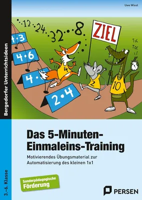 Produktbild von Das 5-Minuten-Einmaleins-Training. SoPäd 3. bis 6. Klasse