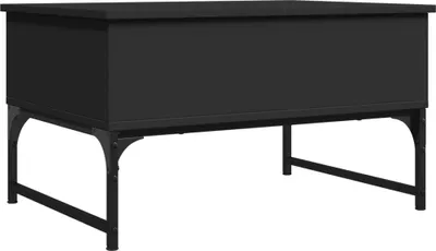 Produktbild von vidaXL Couchtisch Schwarz 70x50x40 cm Holzwerkstoff und Metall
