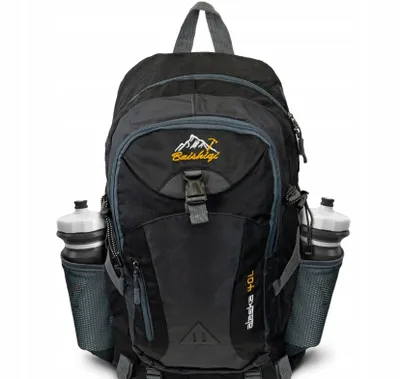 Zdjęcie produktu dla Czarny plecak turystyczny trekkingowy górski w góry 40 L – mocny, dla niego i dla niej